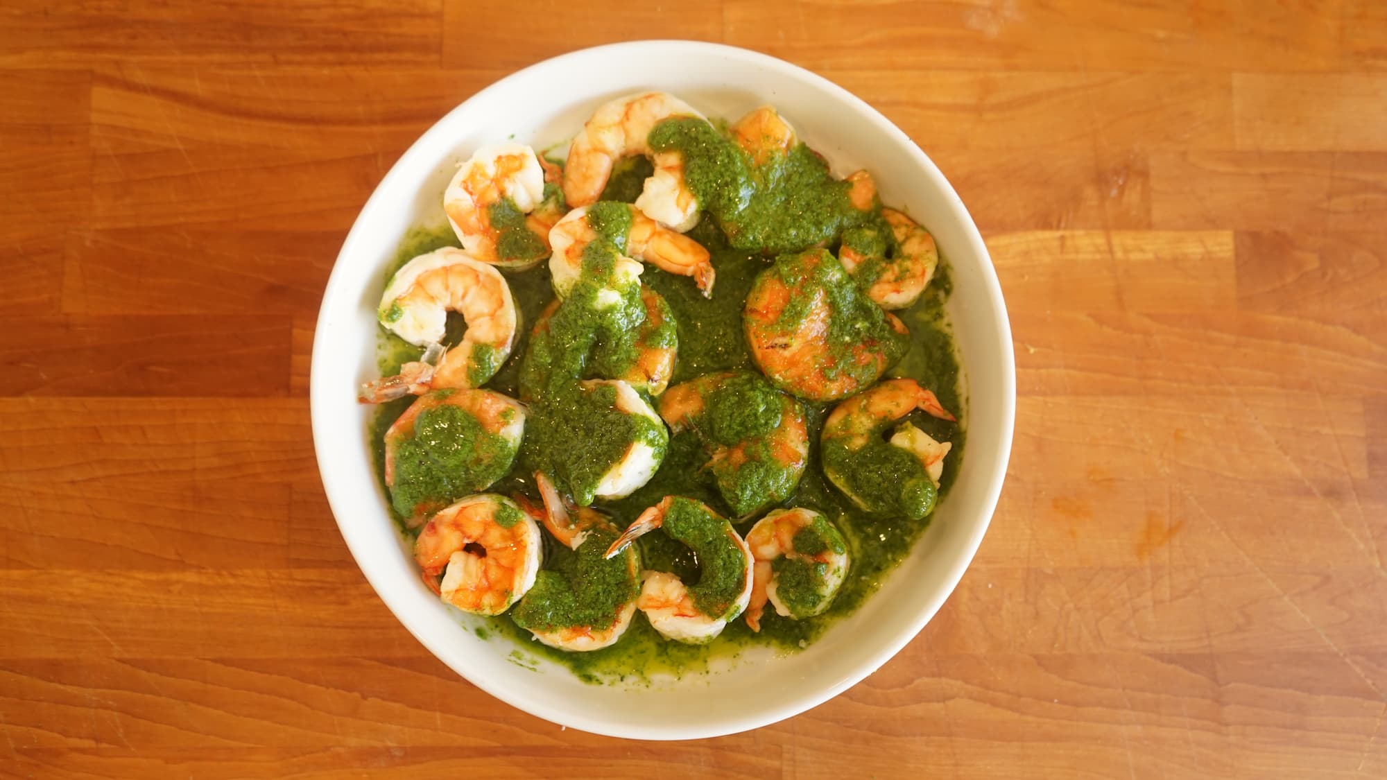 Herby Green Shrimp