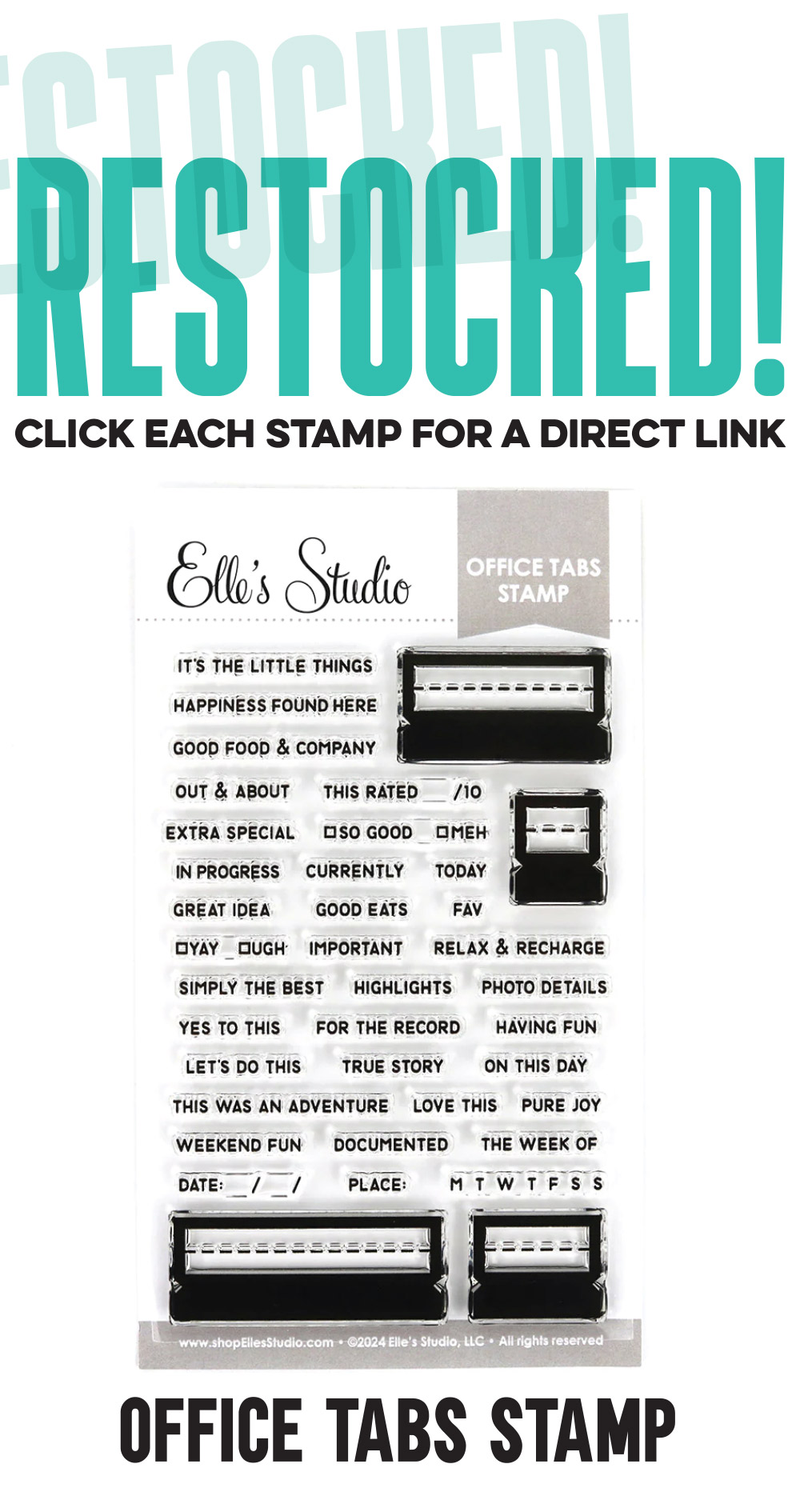 These stamps have been restocked!
