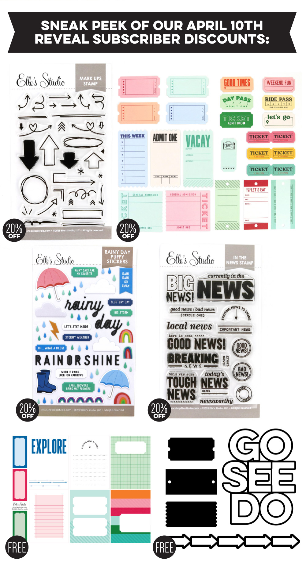 Here's a sneak peek of our subscriber discounts!