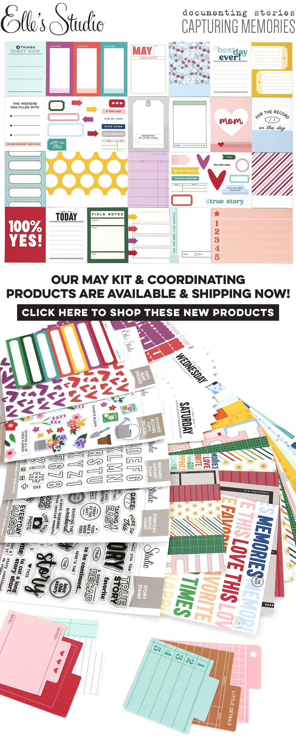 Our May Kit and add-ons have arrived!