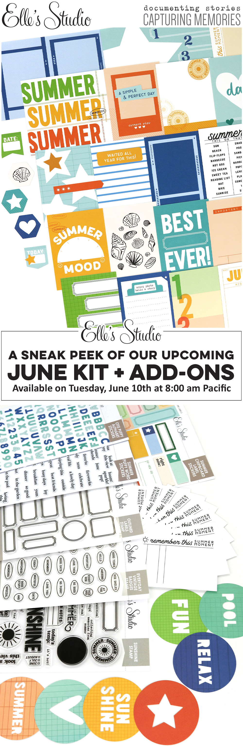 Here's a peek of our June Kit and add-ons!