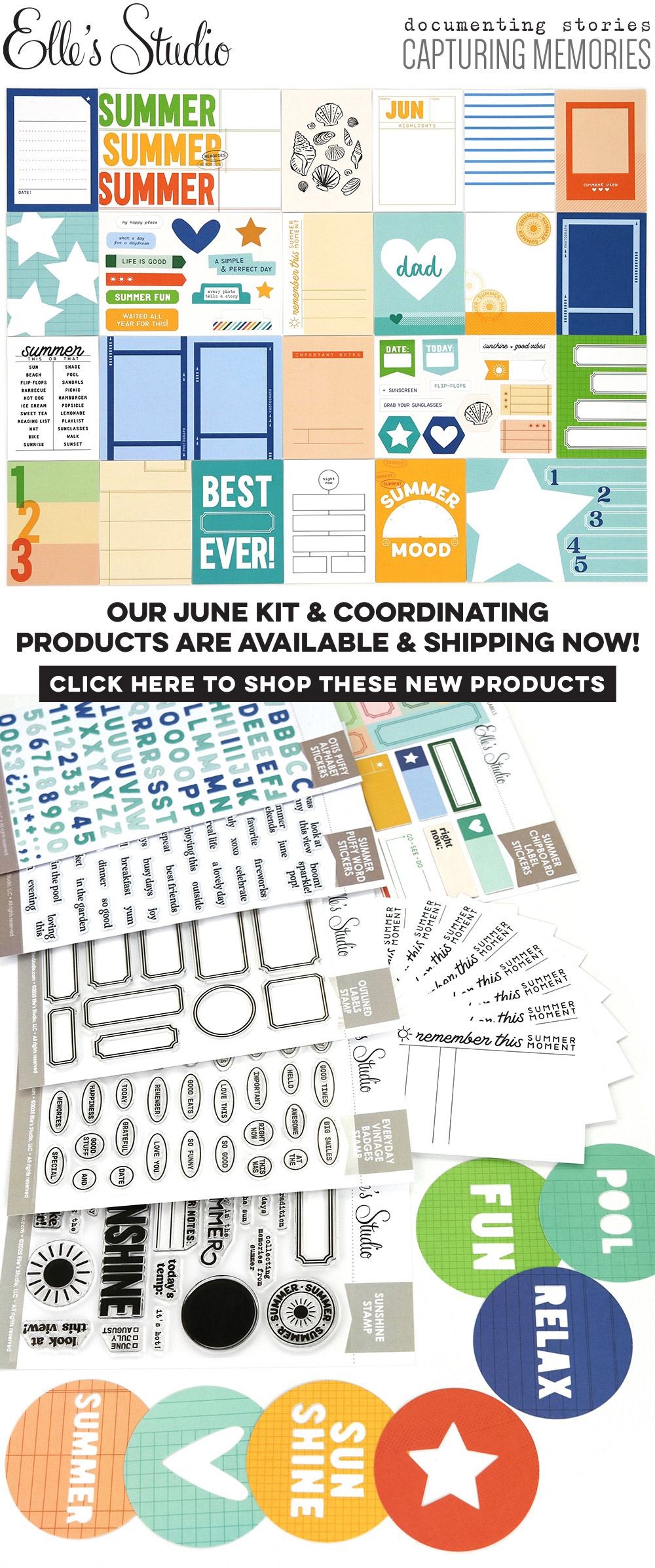 Our June Kit and add-ons have arrived!