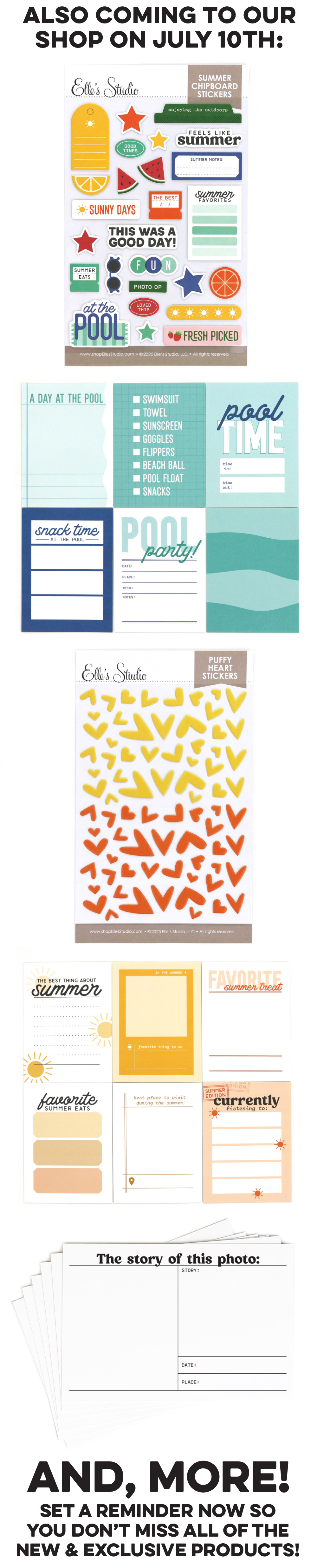 New products are coming to our shop on July 10th!