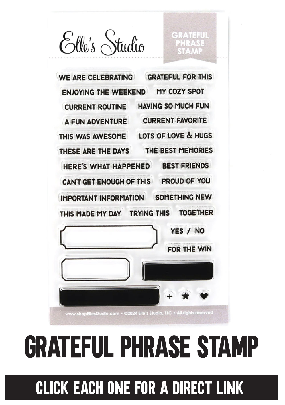 Restocked: Grateful Phrase Stamp