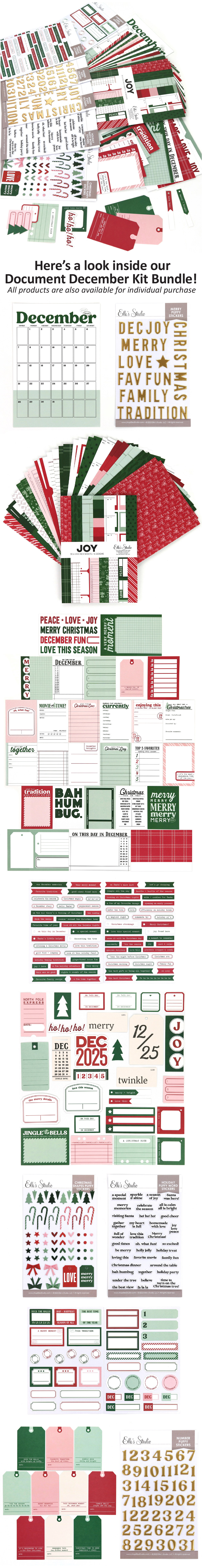 Here's a look at our new paper, journaling tags, and stickers!