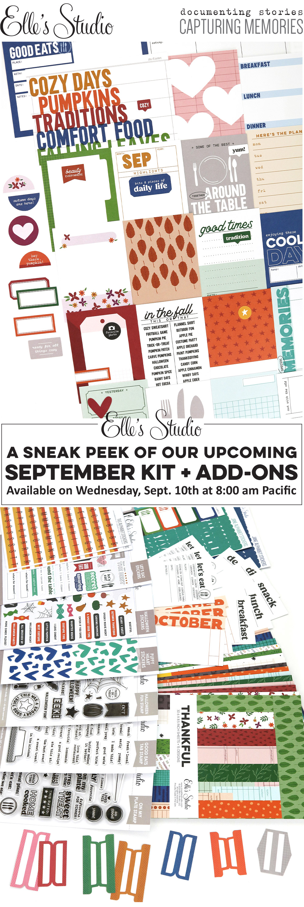 Here's a peek of our September Kit and add-ons!