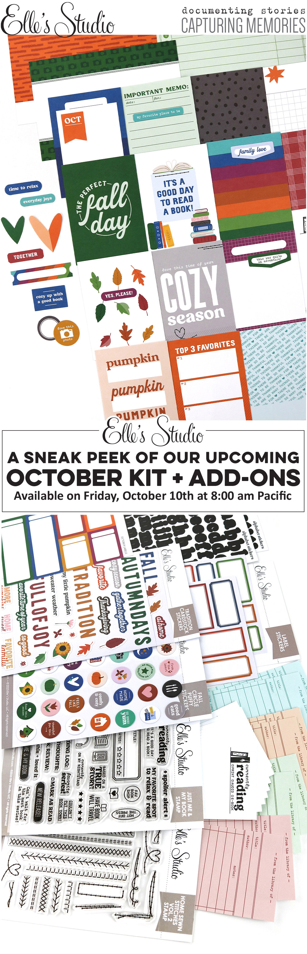 Here's a peek of our October Kit and add-ons!