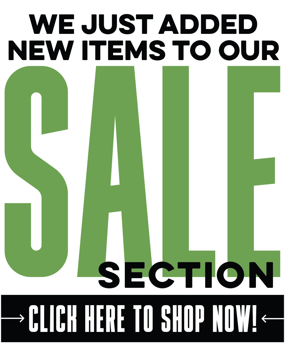 Shop our SALE section now!