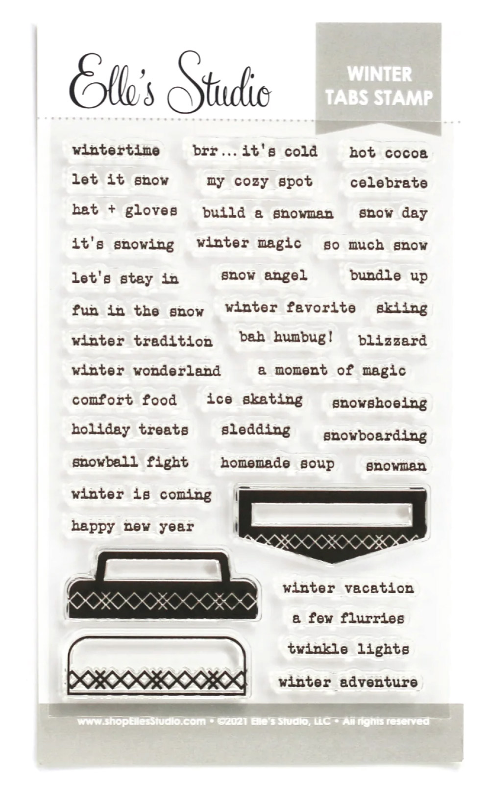 Restocked: Winter Tabs Stamp
