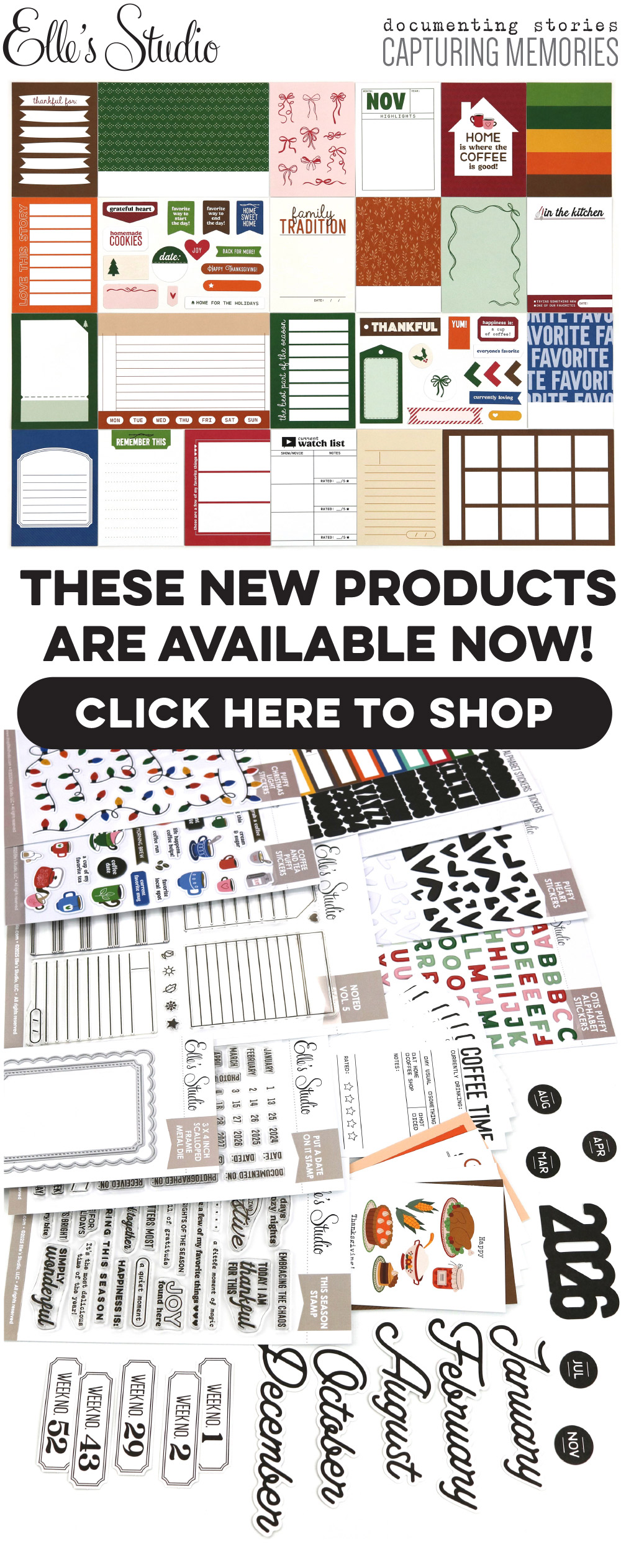 Our November Kit and add-ons have arrived!