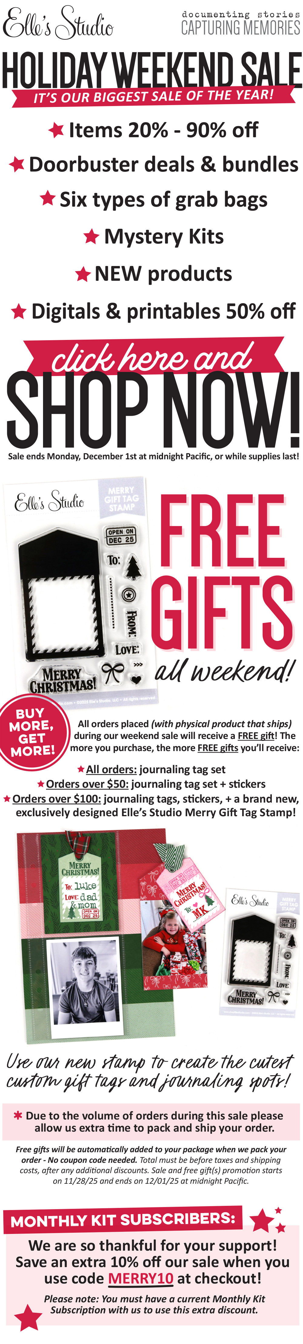 Shop our biggest sale of the year NOW!