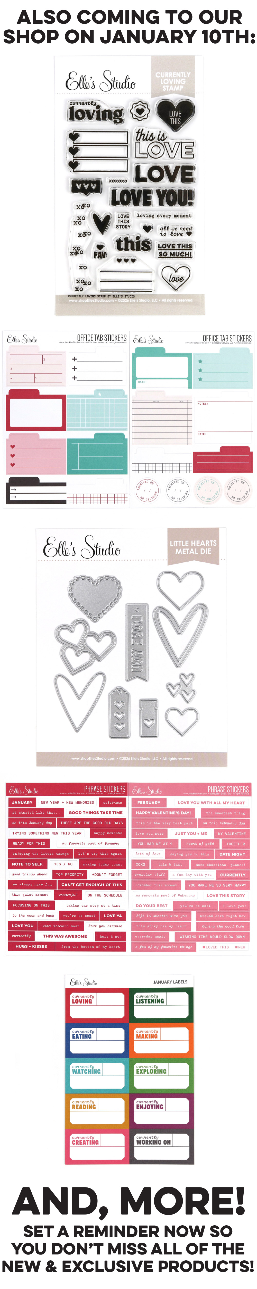 New products are coming to our shop on January 10th!