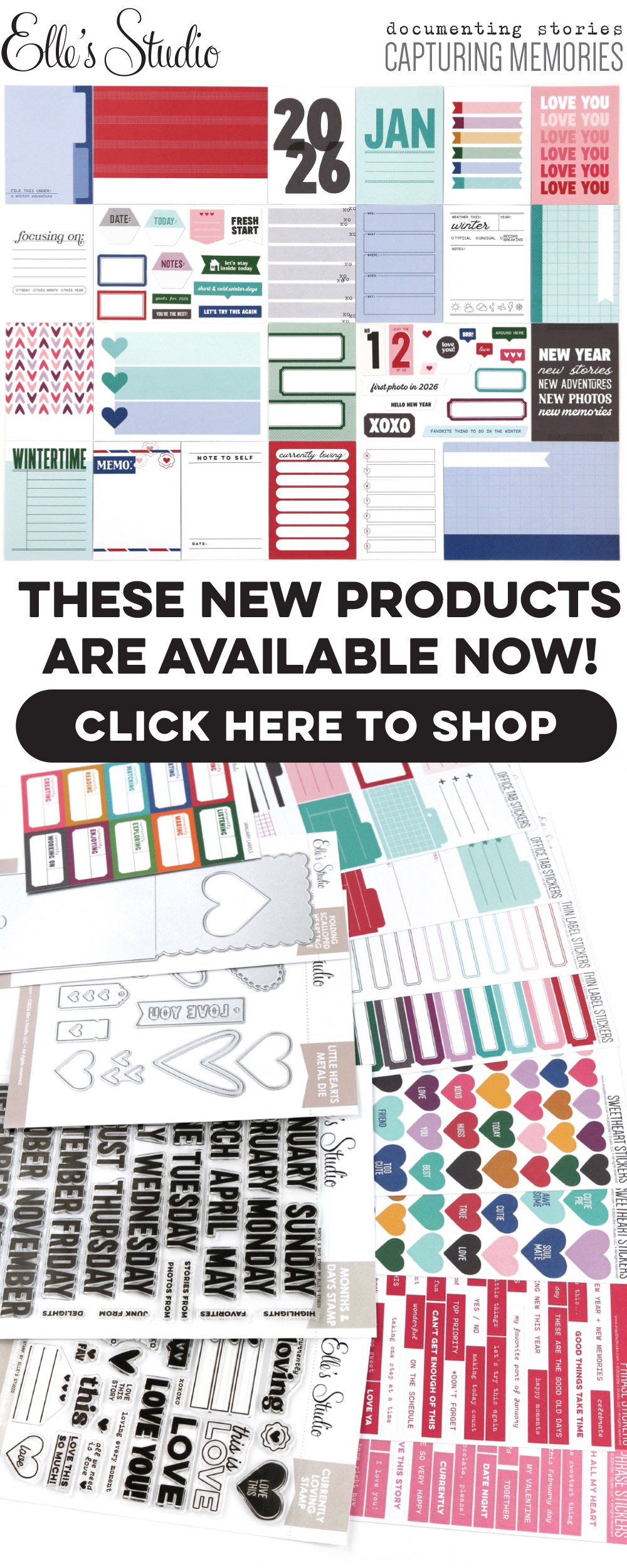 Our January Kit and add-ons have arrived!