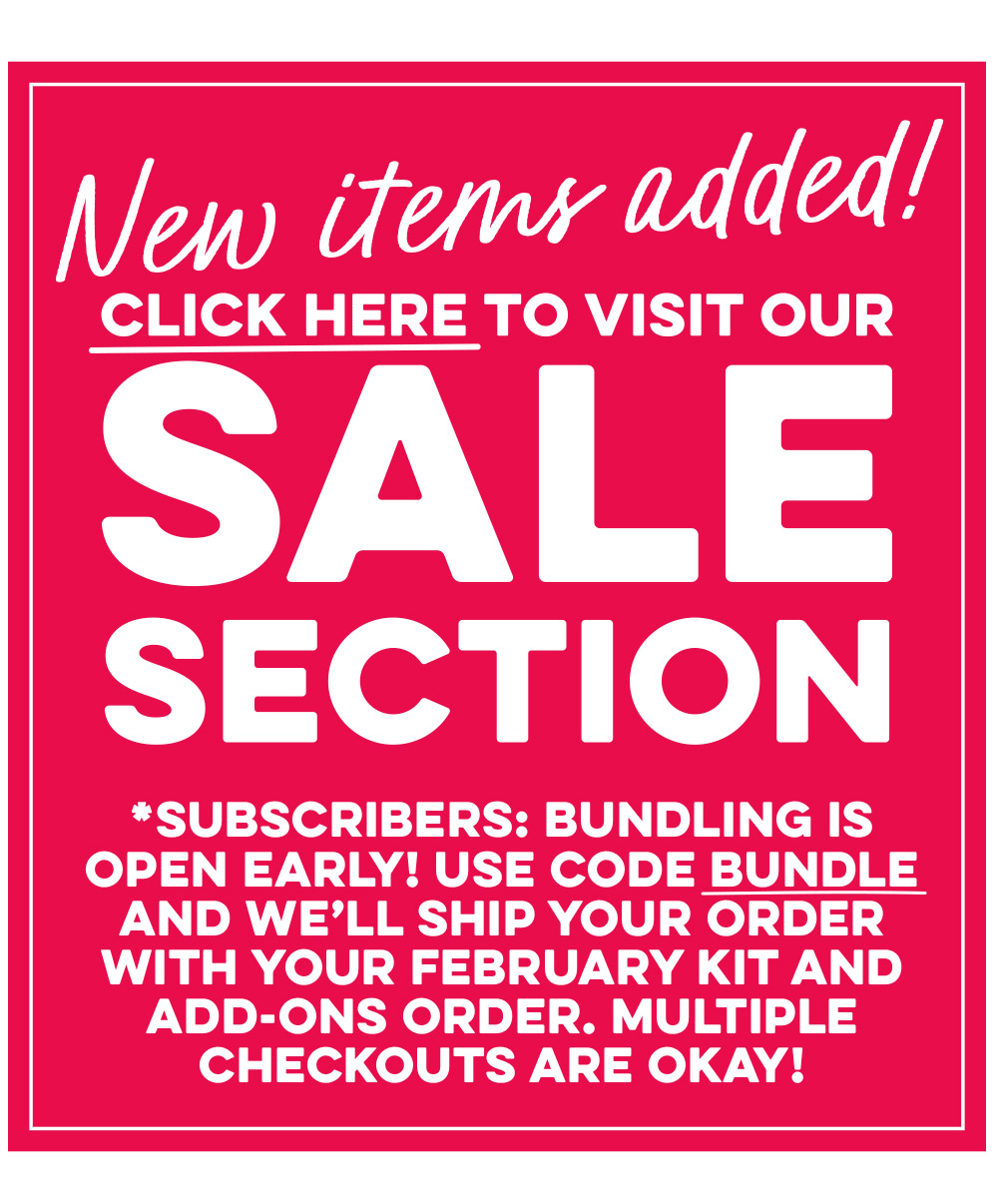 New items on SALE now!