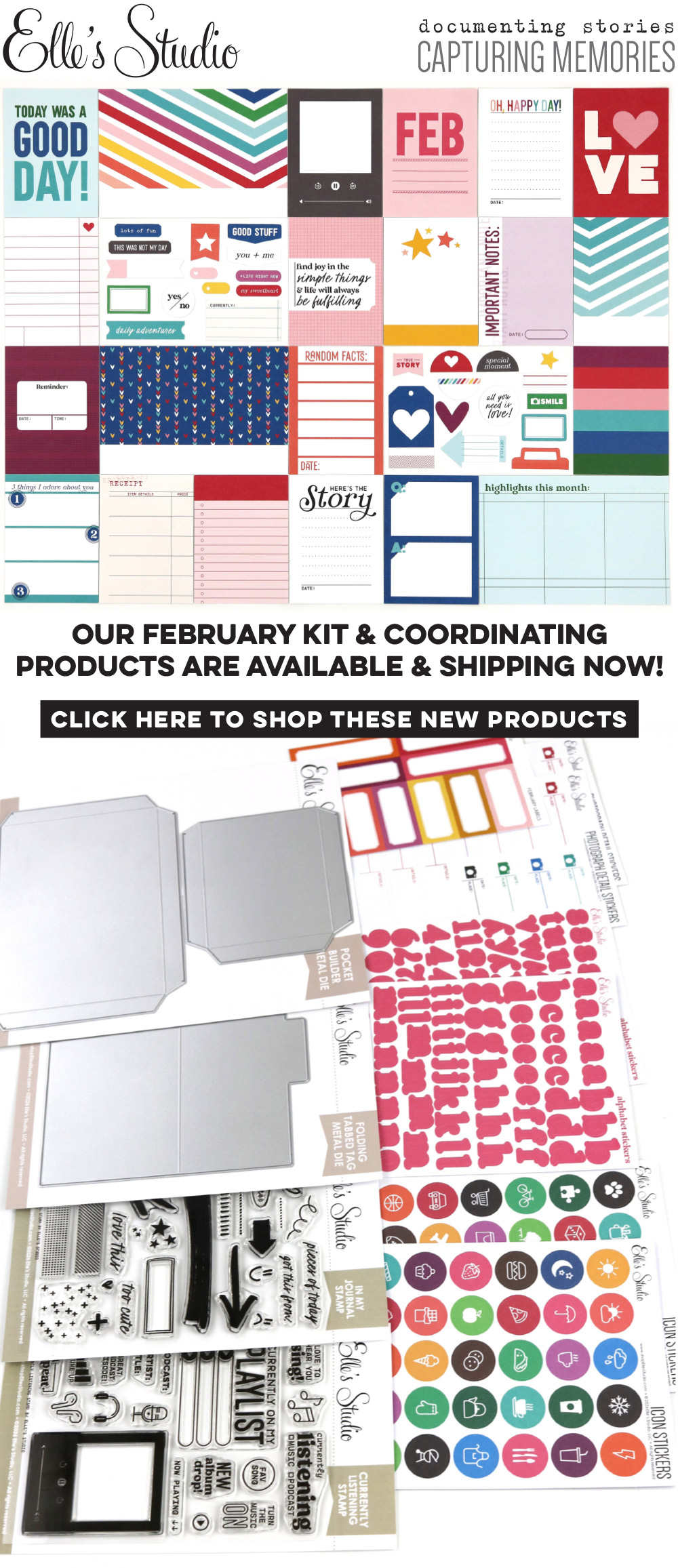 Our February Kit and add-ons have arrived!
