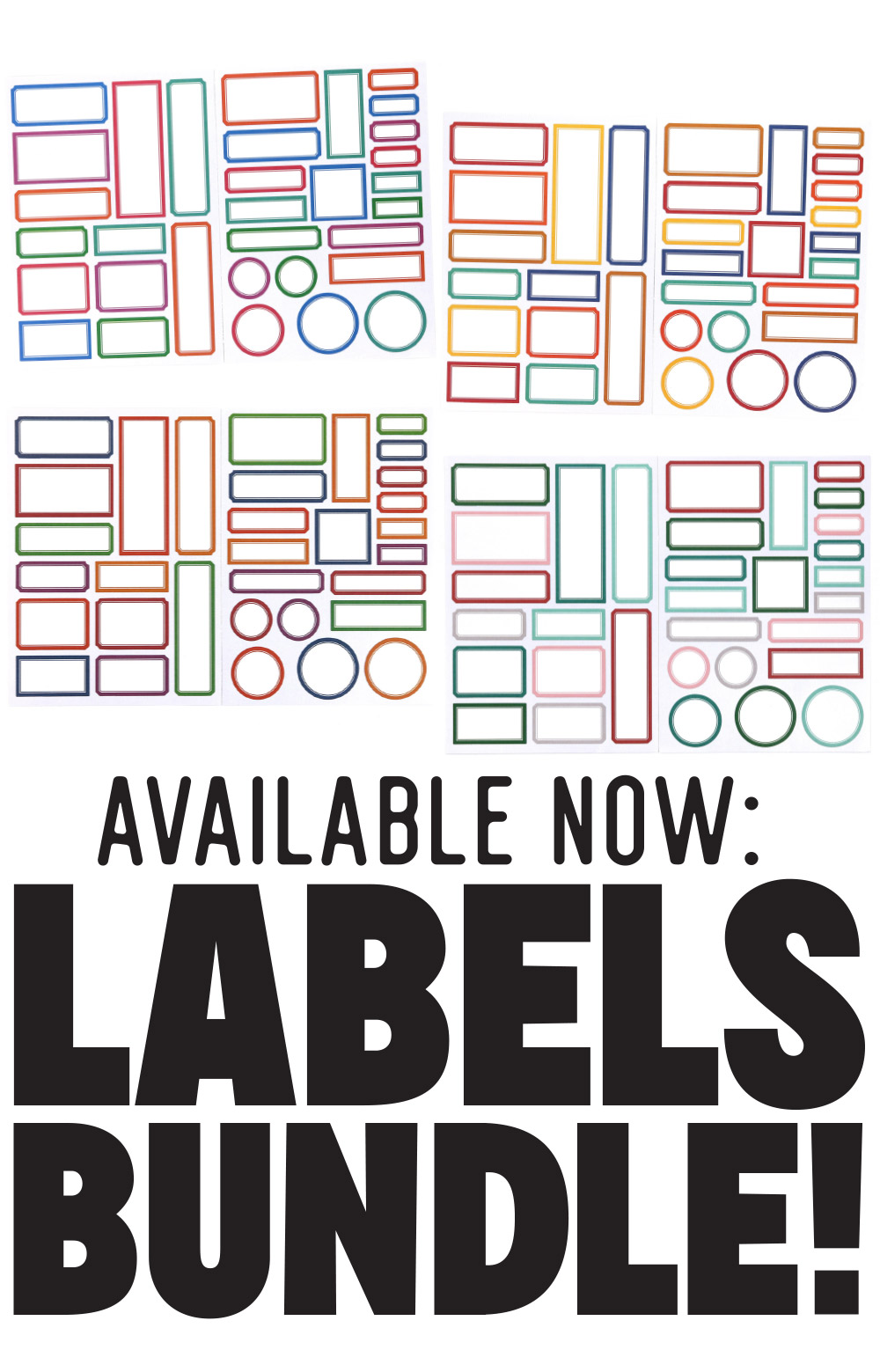 Don't miss our label sticker bundle!