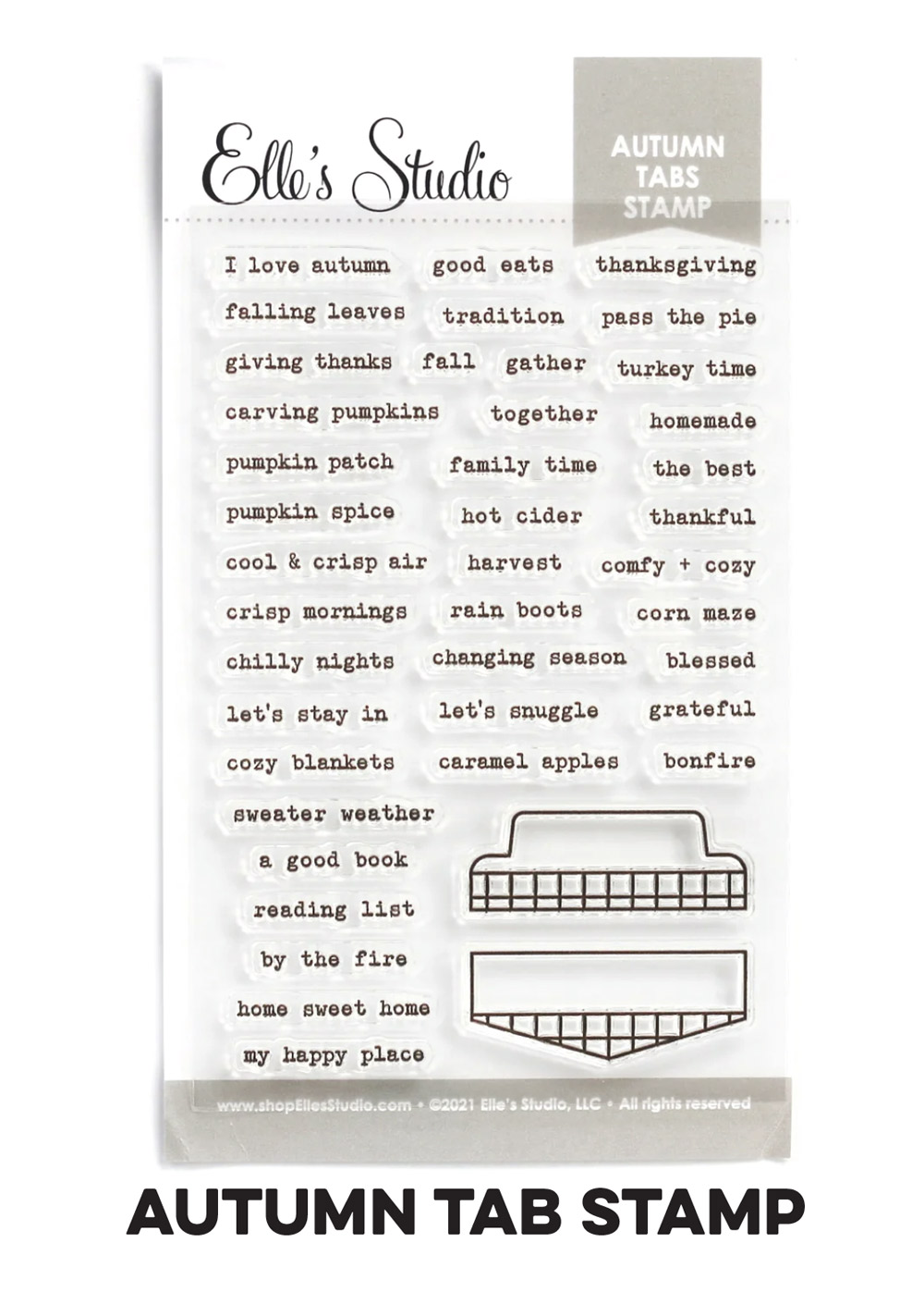 Restocked: Autumn Tabs Stamp