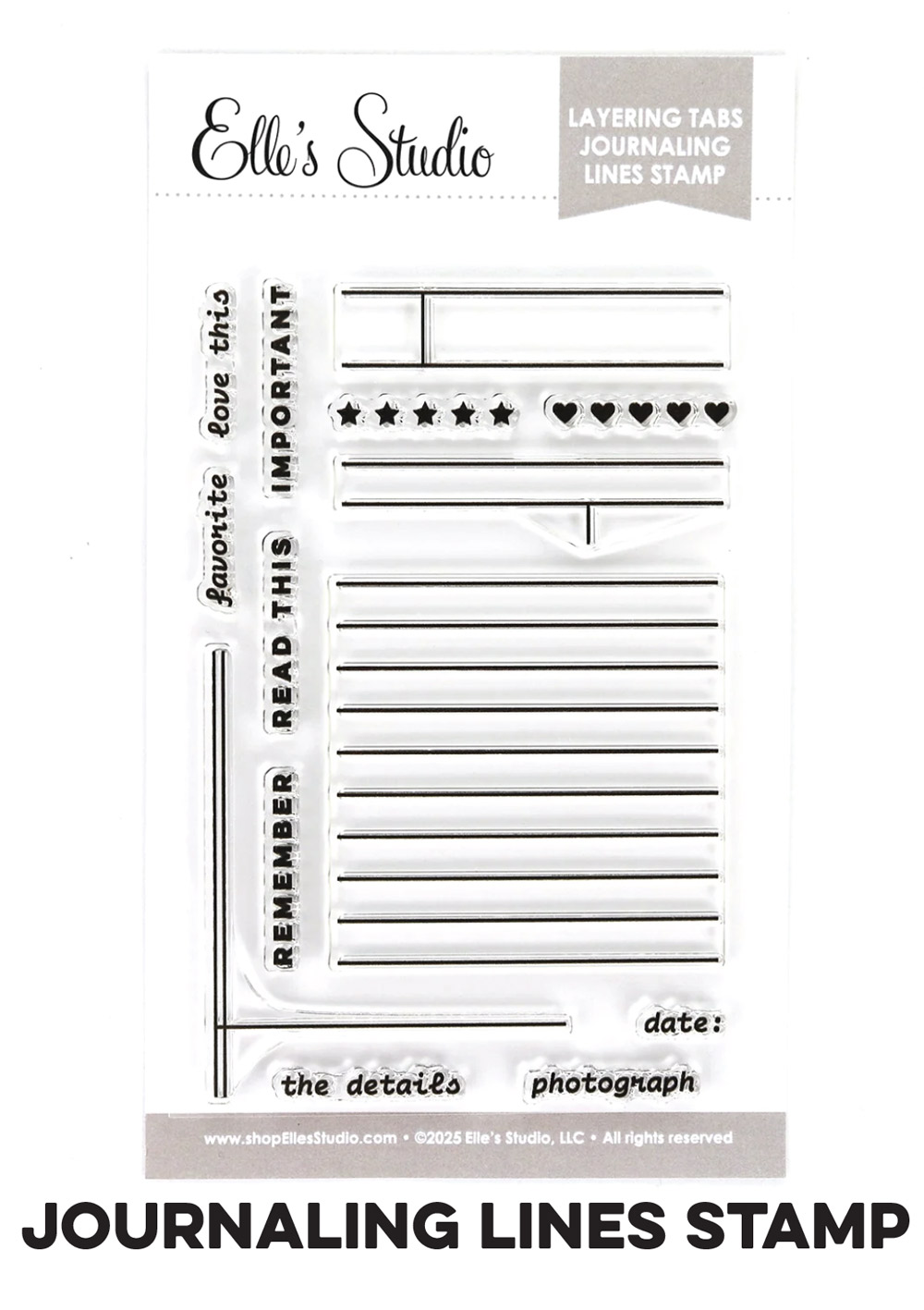 Restocked: Journaling Lines Stamp