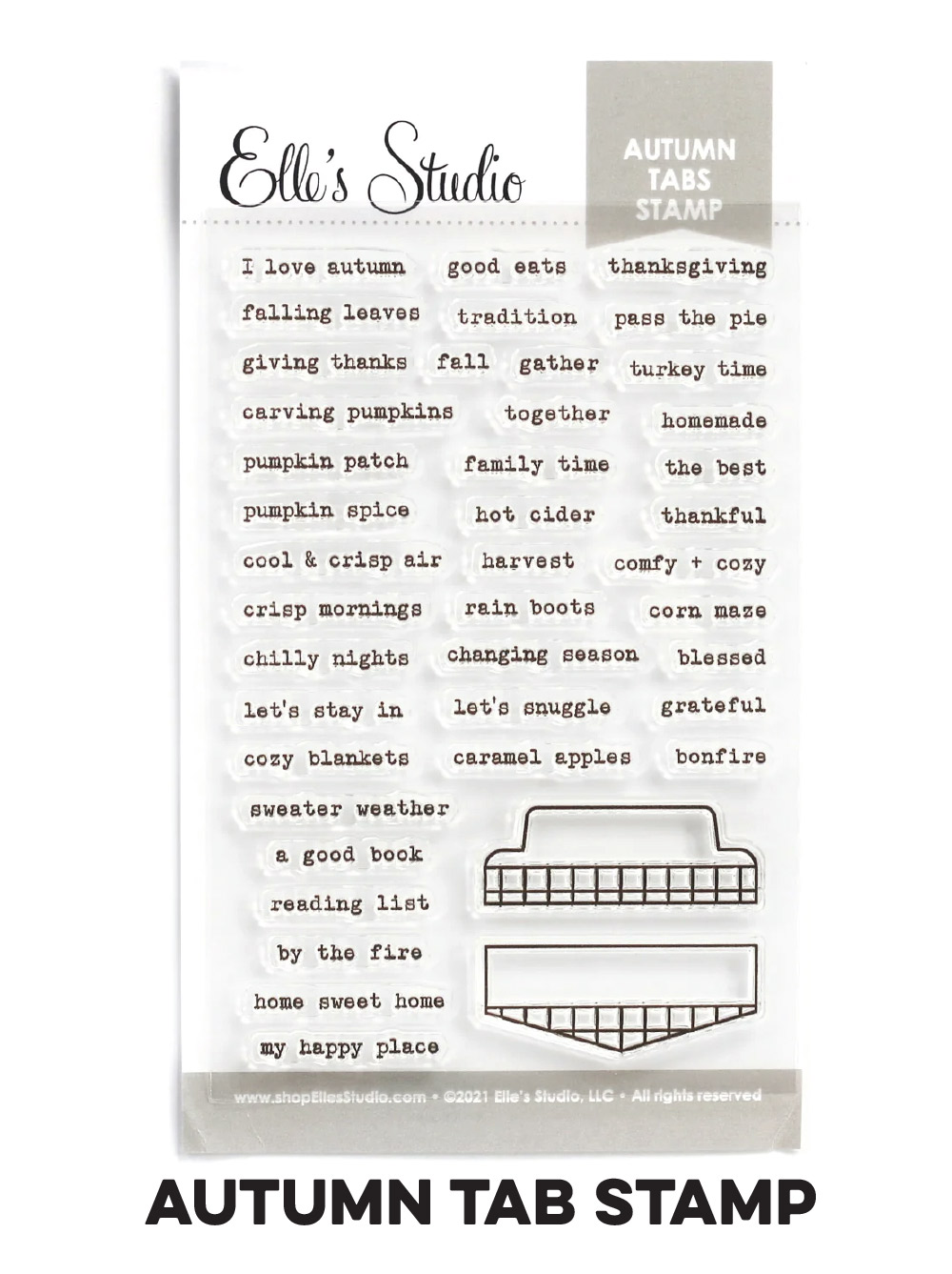 Restocked: Autumn Tabs Stamp