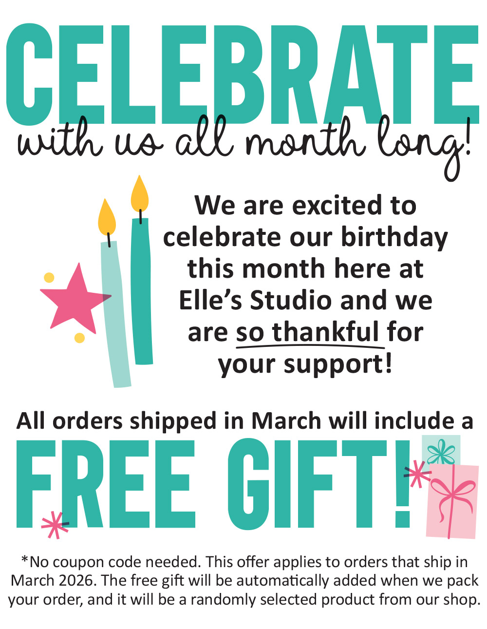 Celebrate with us all month long!