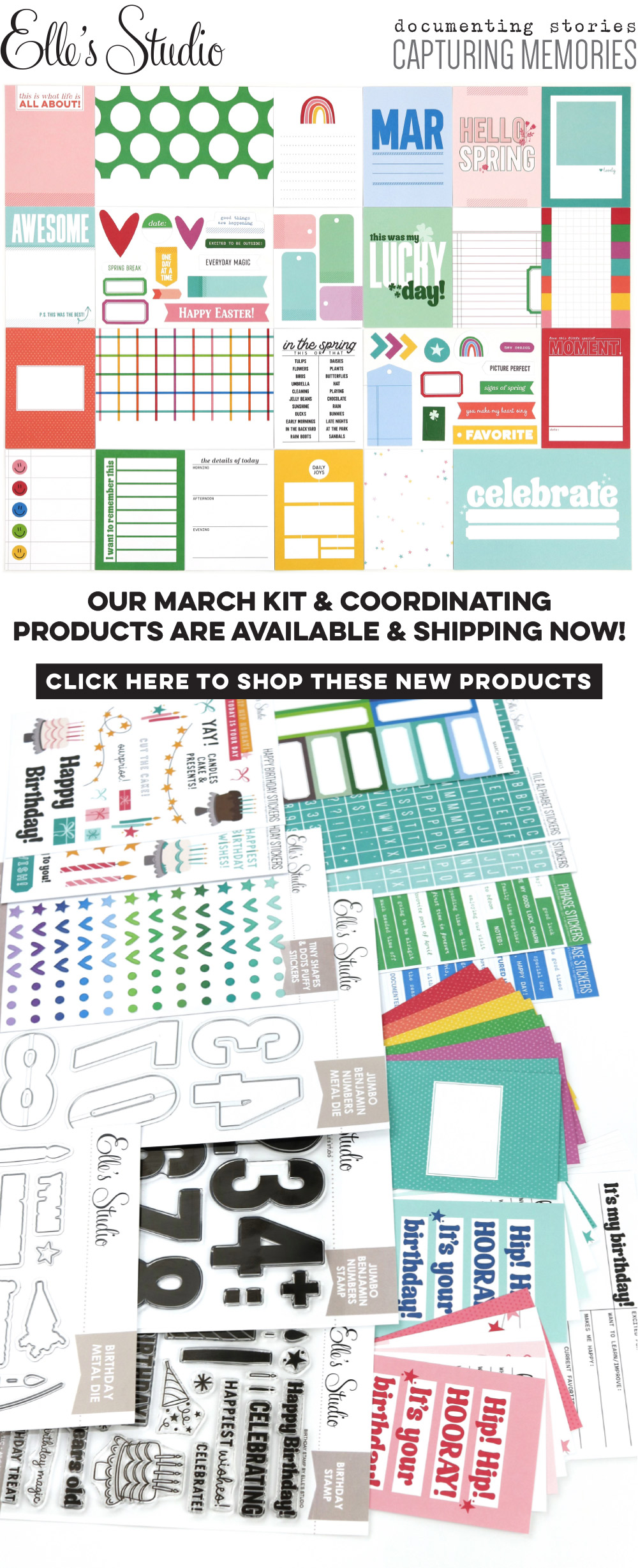 Our March Kit and add-ons have arrived!