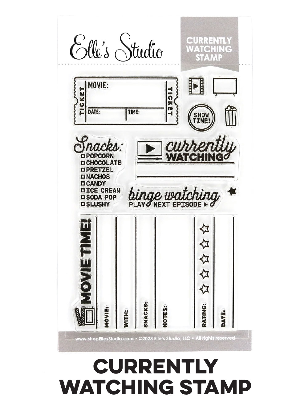 Restocked: Currently Watching Stamp