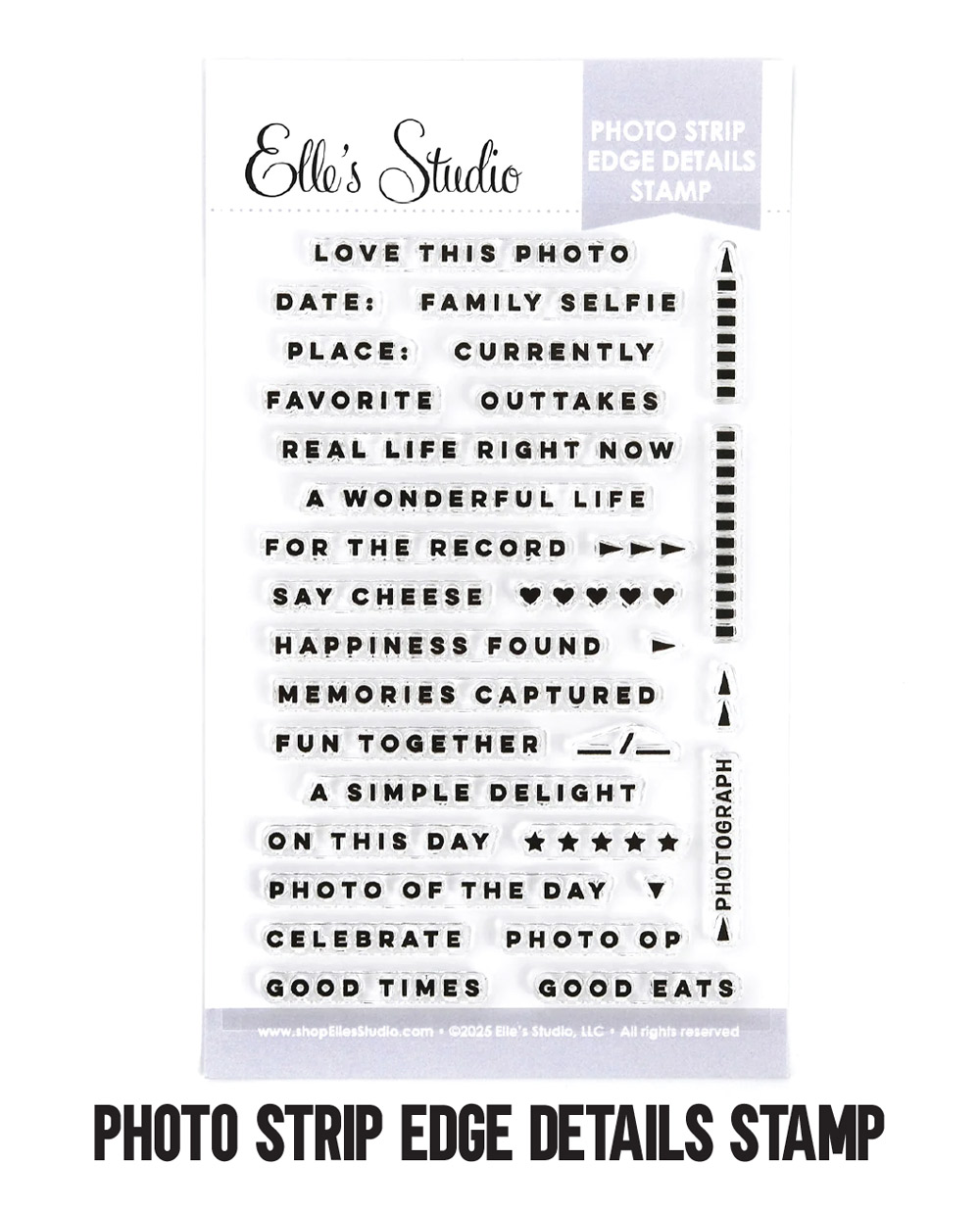 Restocked: Photo Strip Edge Details Stamp