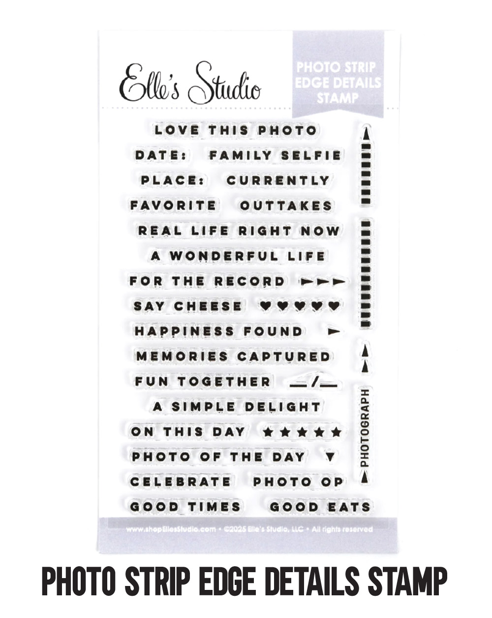 Restocked: Photo Strip Edge Details Stamp