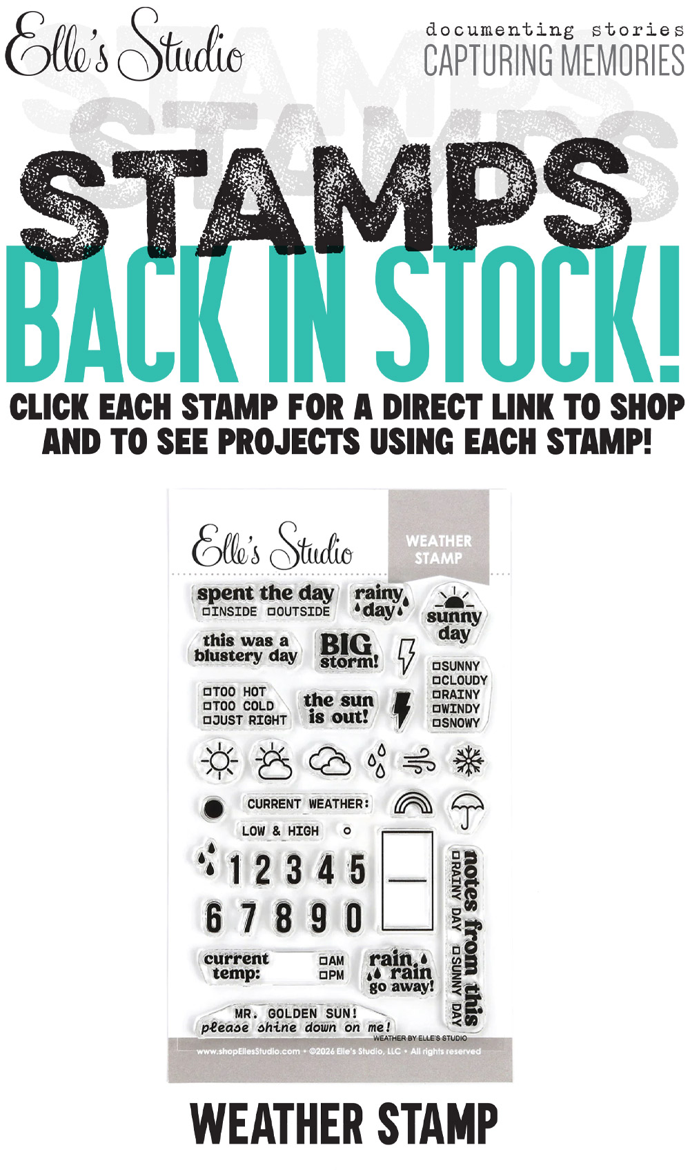 Restocked: Weather Stamp