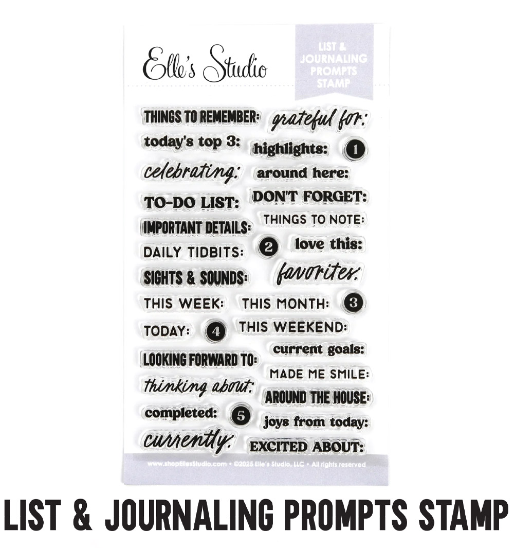 Restocked: List And Journaling Prompts Stamp