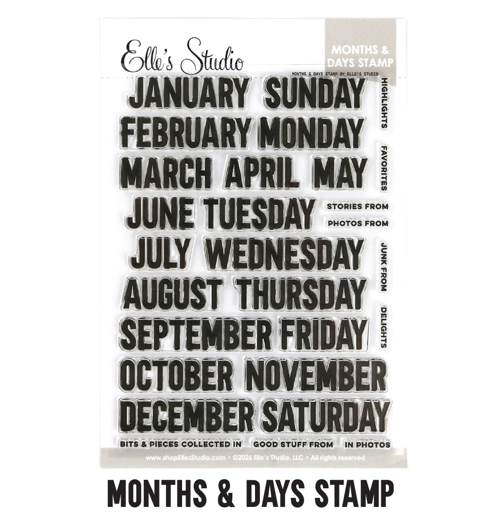Restocked: Months & Days Stamp