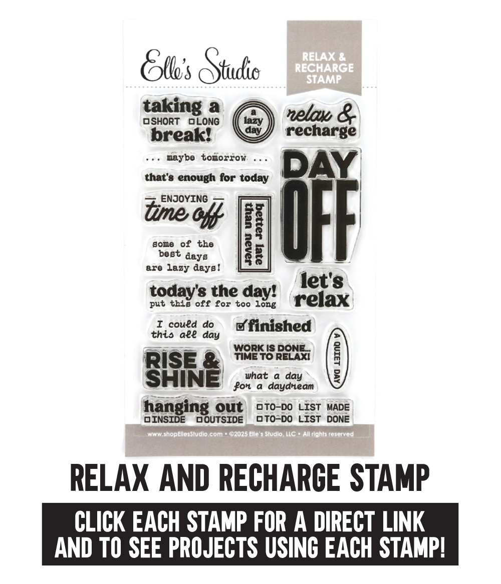 Restocked: Relax And Recharge Stamp