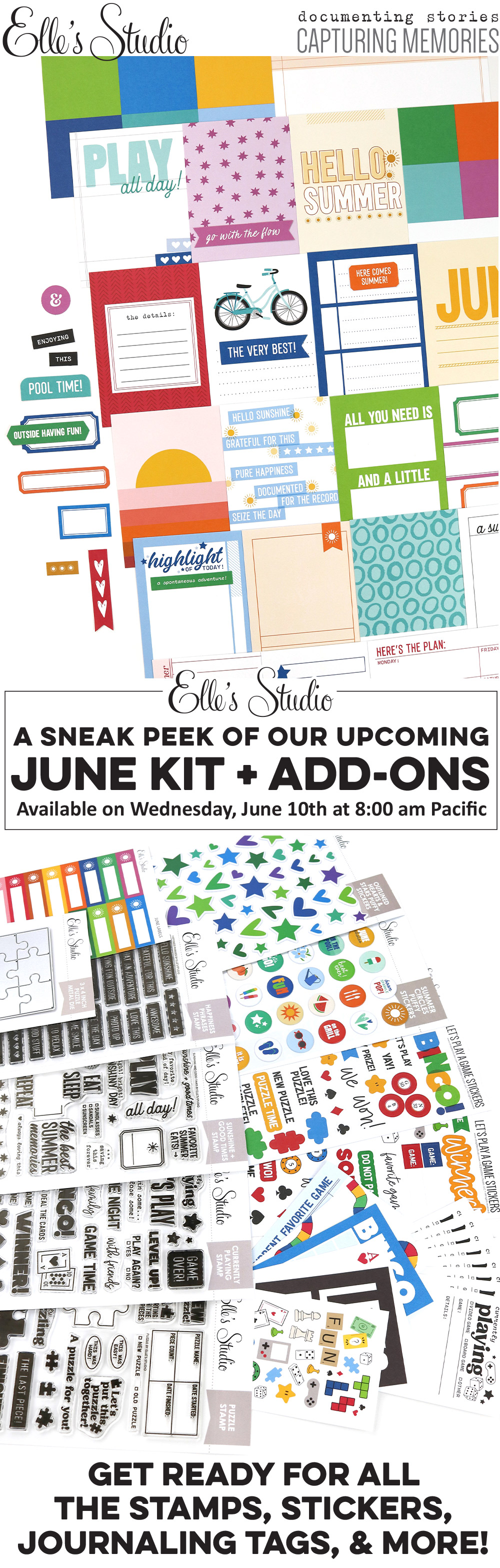 Here's a peek of our June Kit and add-ons!