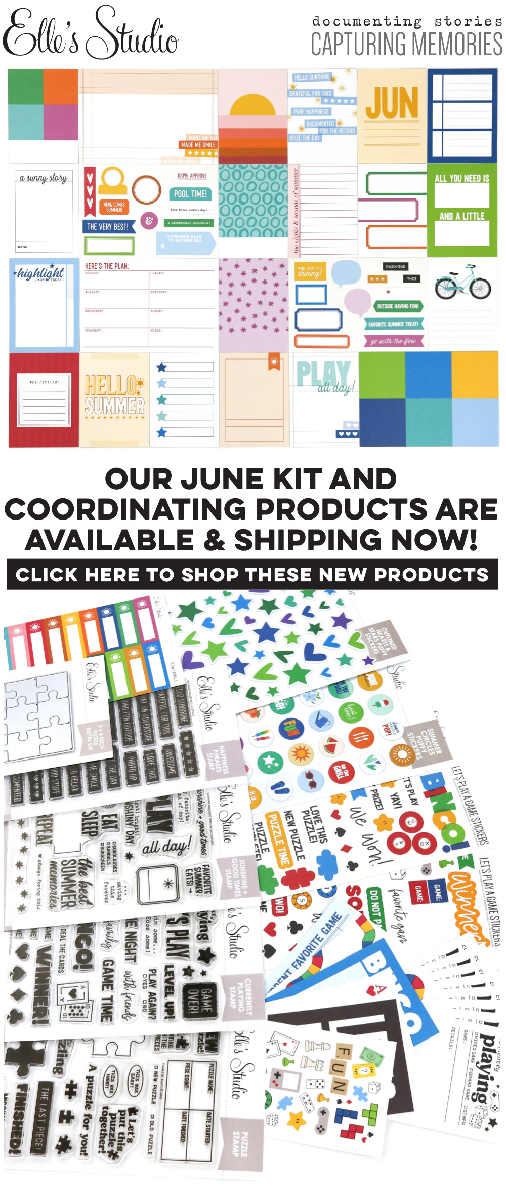 Our June Kit and add-ons have arrived!