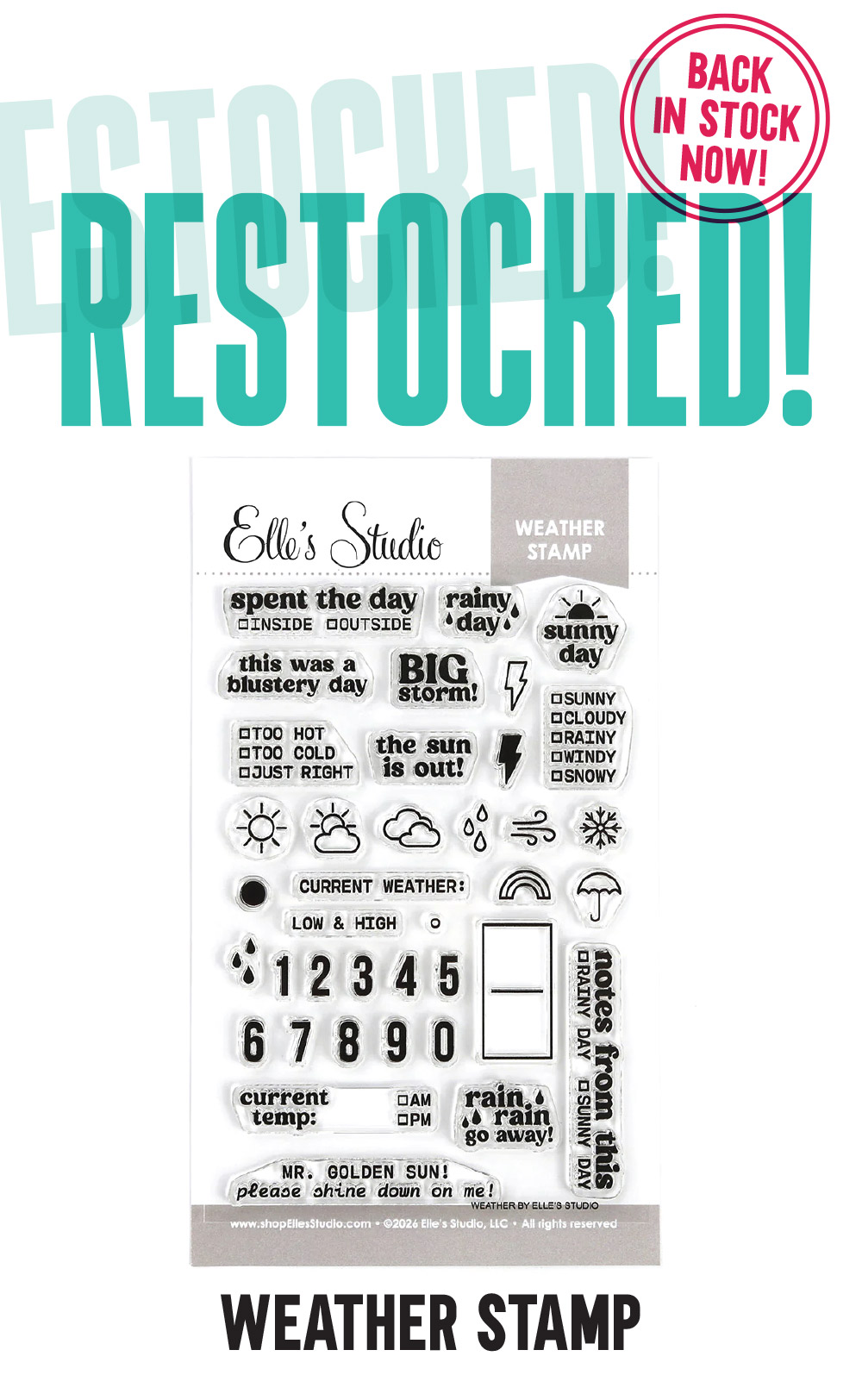 Restocked: Weather Stamp