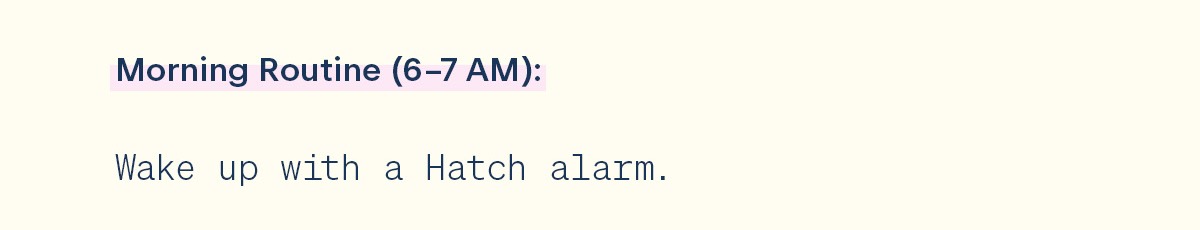 shop hatch alarm clock 
