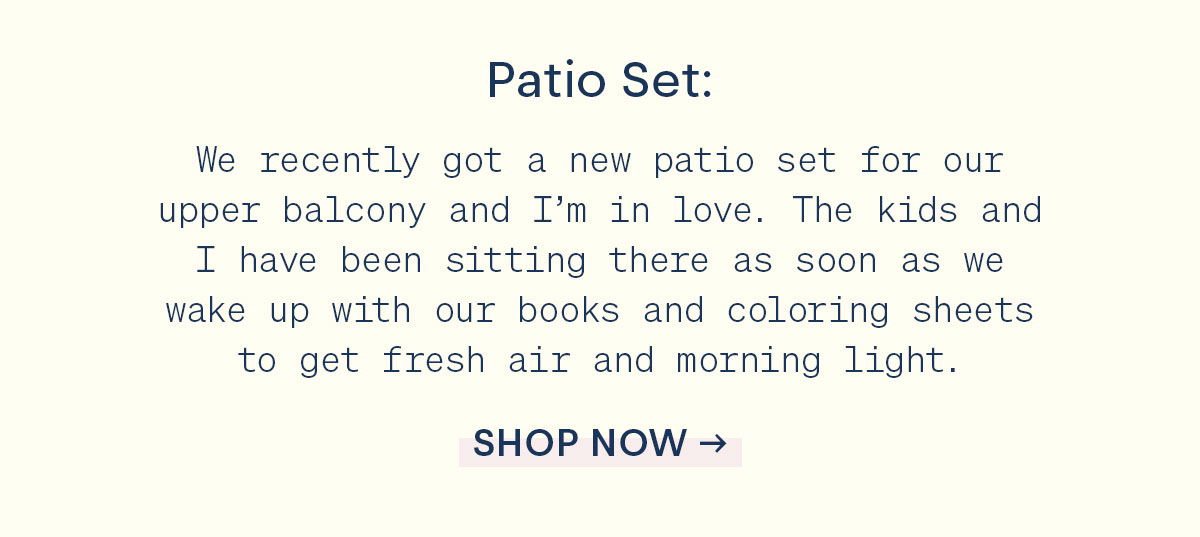 shop patio set