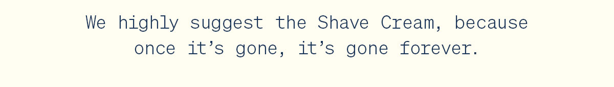 shop shave cream 