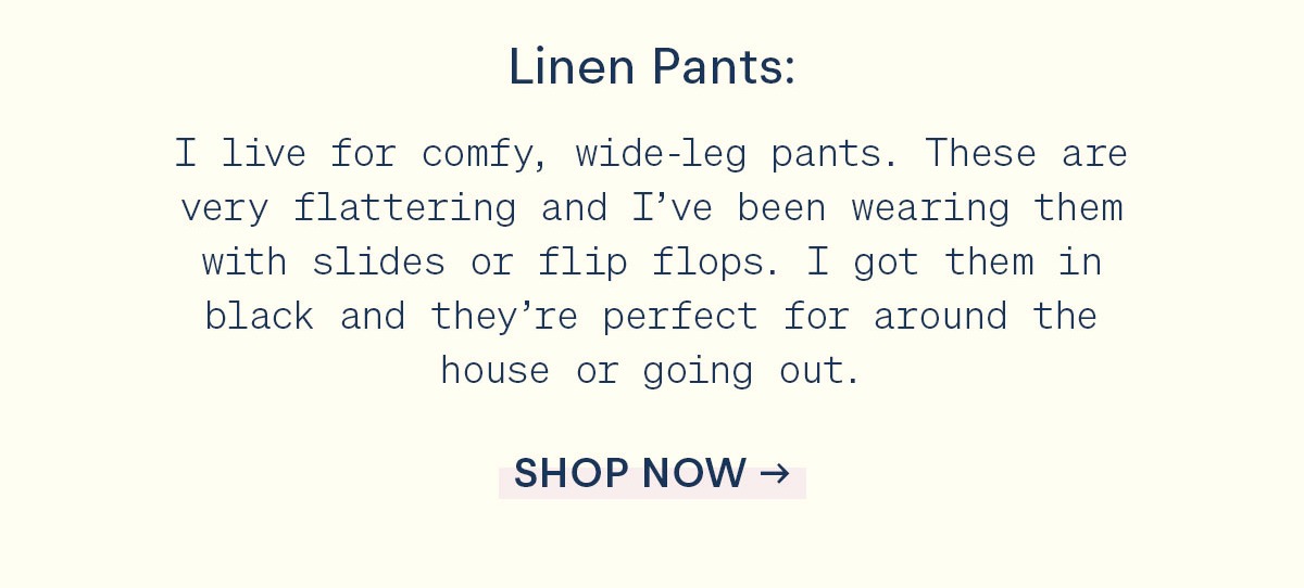 shop linen pants 