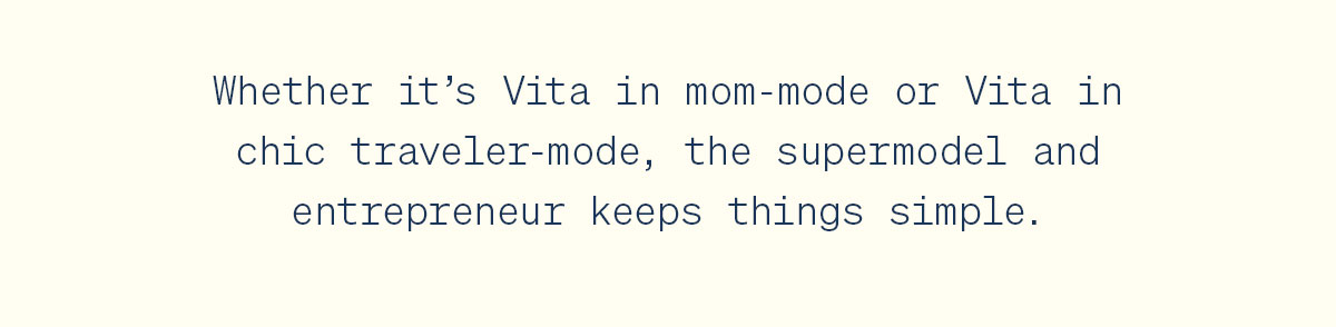 shop Vita's travel essentials 