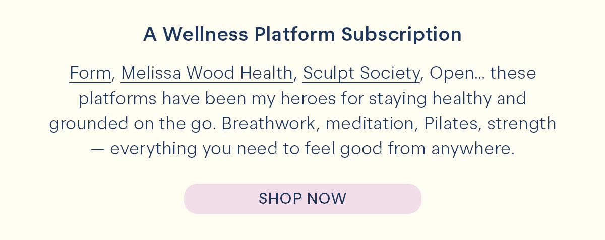 shop wellness platform subscription