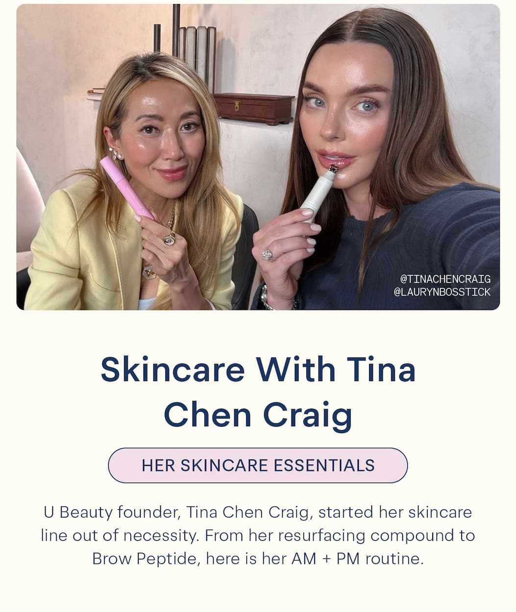 shop Tina's routine 