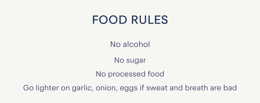 Shop Detox Menu 
