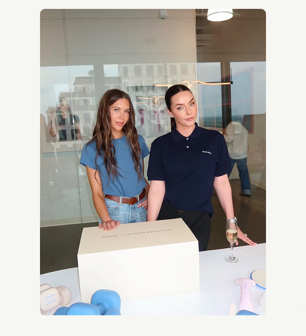 shop Pvolve x Lauryn Bosstick 