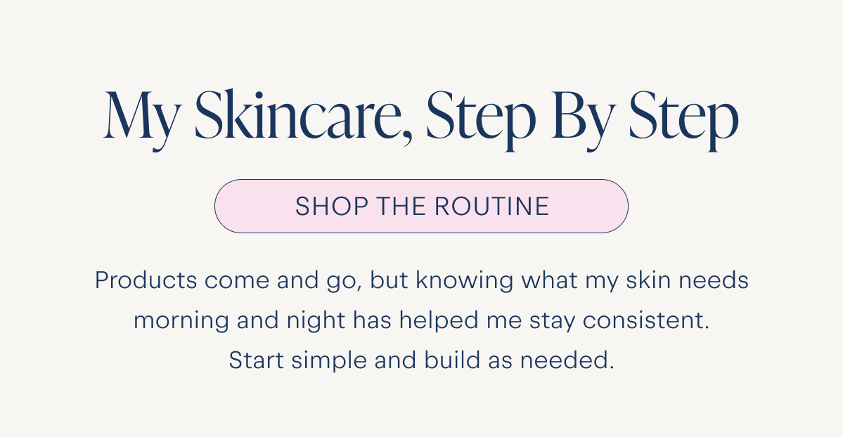 my skincare, step by step 