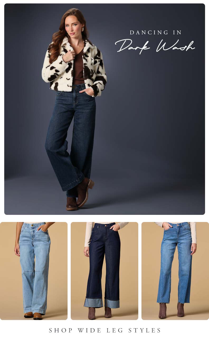 Shop Wide Leg Denim