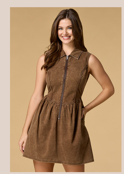 Shop Back On The Horse Denim Dress