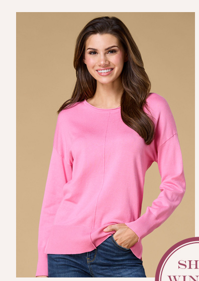 Shop Pink Lemonade Tunic Sweater