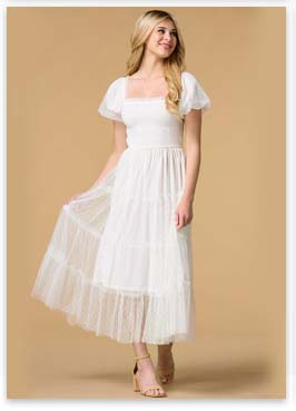 Shop Heaven Sent Mesh Maxi Dress