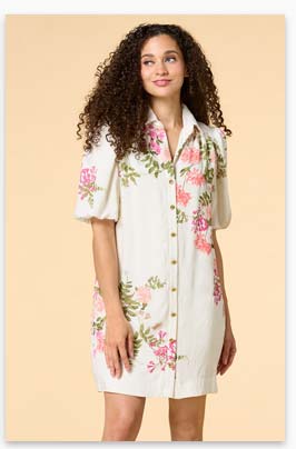 Shop Vine And Dine Shirt Dress